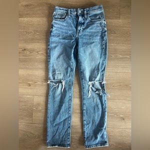 Perfect condition women’s Madewell High Rise Slim Boyfriend jeans size 25